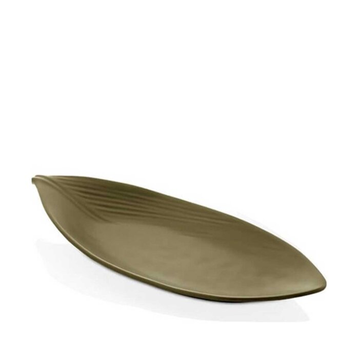 Külsan Gastro Boutique Terra Leaf Kayık 36,5X15,5X4,6 cm Haki 31036.H - 1