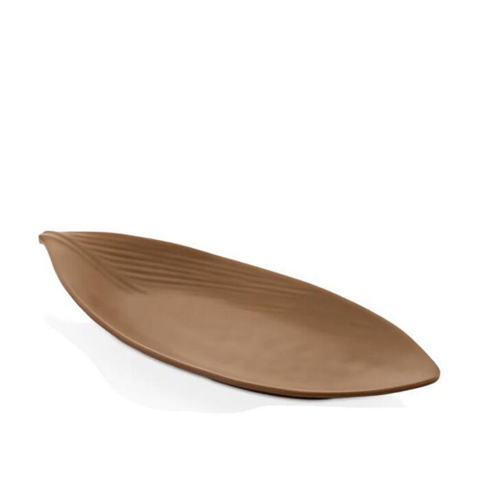 KÜLSAN TERRA LEAF PLATE 36,5X15,5X4,6 CM S.KAHVE - 1