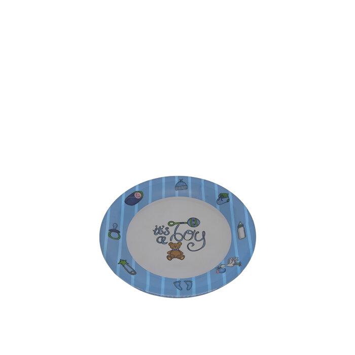 Külsan Thermoset 19 cm Düz Tabak Baby Mavi 21119BM.PW - 1