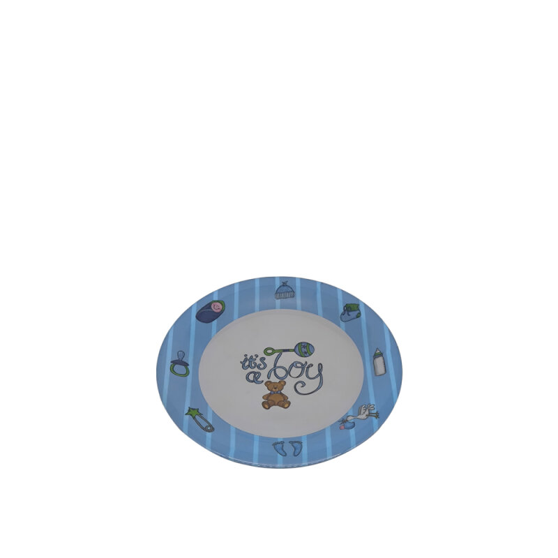 Külsan Thermoset 19 cm Düz Tabak Baby Mavi 21119BM.PW - 1