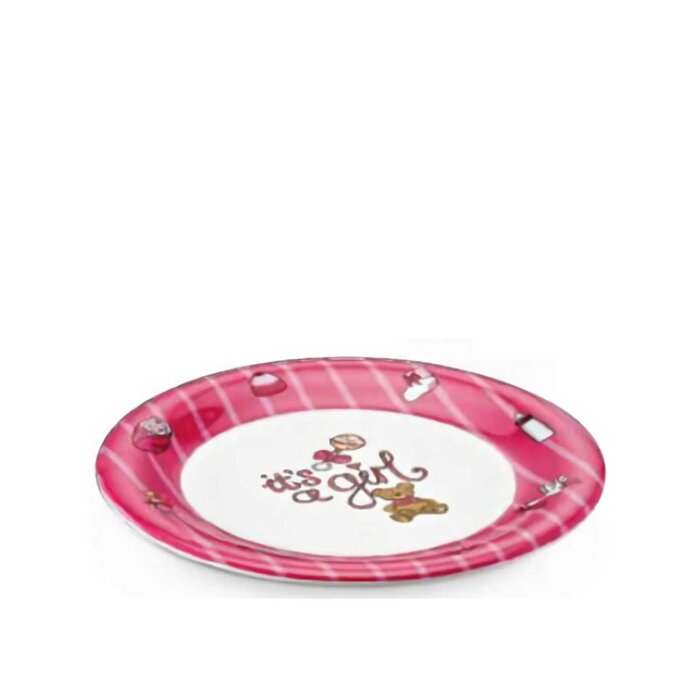 Külsan Thermoset 19 cm Düz Tabak Baby Pembe 2119BP.PW - 1
