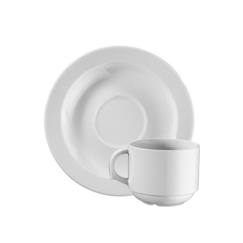 Kütahya Porselen Antalya Otel Ekspresso Fincanı Tabaklı 100 cc - KÜTAHYA PORSELEN