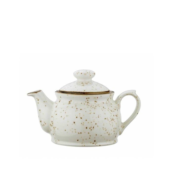 Kütahya Porselen Atlantis Benekli Demlik Krem - 1