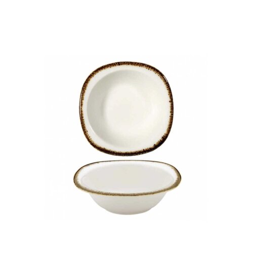 Kütahya Porselen Atlantis Kase Krem File 130 mm - KÜTAHYA PORSELEN