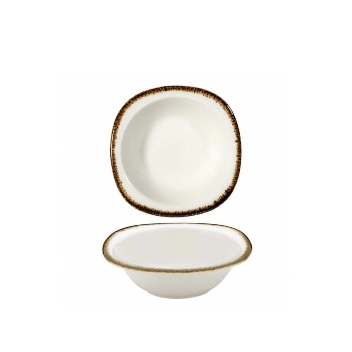 Kütahya Porselen Atlantis Kase Krem File 130 mm - 1