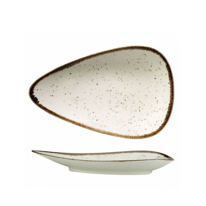 Kütahya Porselen Atlantis Suf Kayık Krem Benekli 320 mm - 1