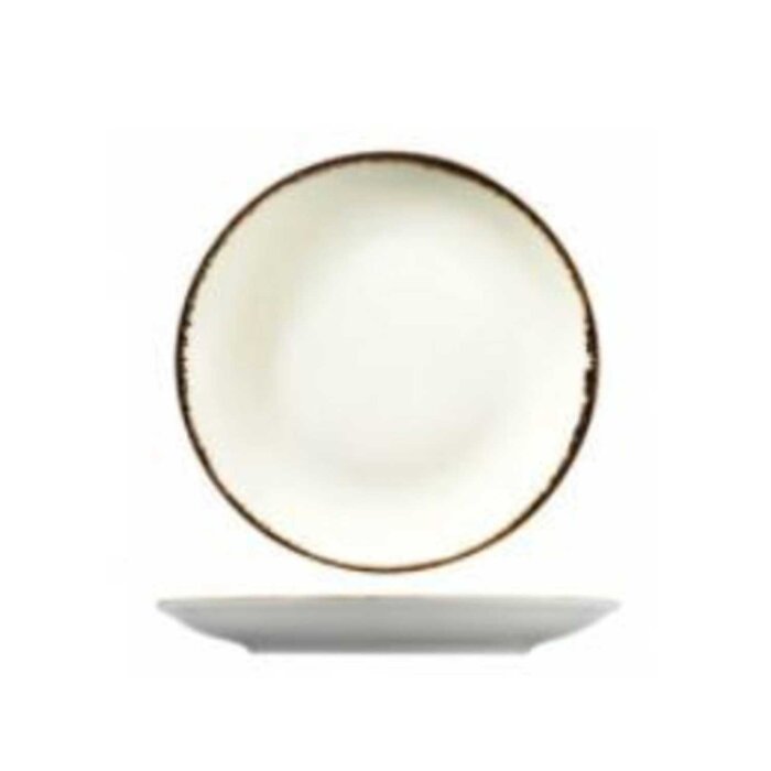 Kütahya Porselen Atlantis Düz Tabak Krem File 27 cm - 2