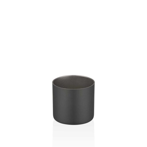 Kütahya Porselen Pera Çubuk Şekerlik Mat Siyah - KÜTAHYA PORSELEN