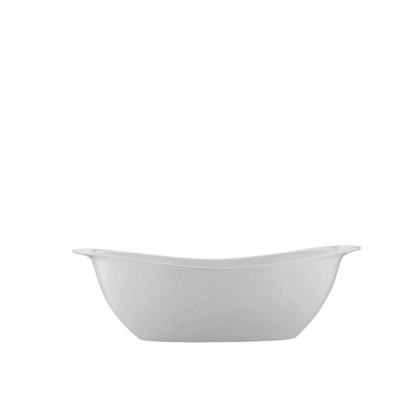 Kütahya Porselen Pera Otel Gondol Kase Dekorsuz 400*200 mm - 1