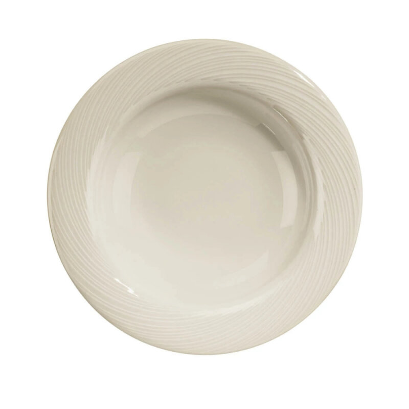 Kütahya Porselen Bone Sempre 22 cm. Çukur Tabak - 1