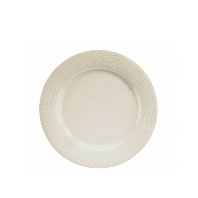 Kütahya Porselen Sempre Düz Tabak Krem 23 cm - 1