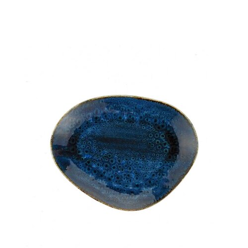 Kütahya Porselen Düz Tabak Sır Oceon 27 x 20 cm   - KÜTAHYA PORSELEN