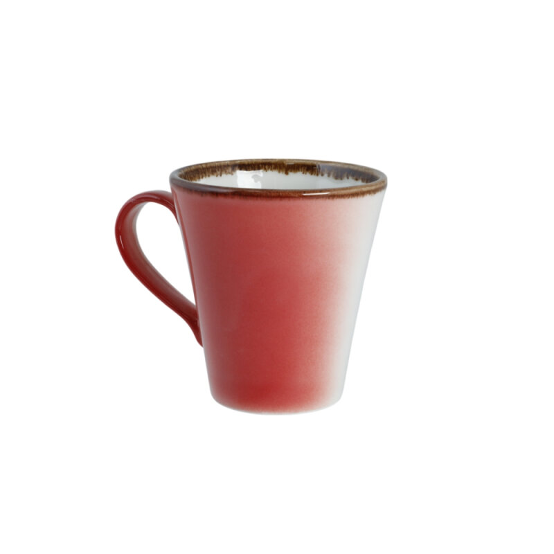 Zest Porcelain Latte Fincanı 252 Cc -Volta Kırmızı - 1