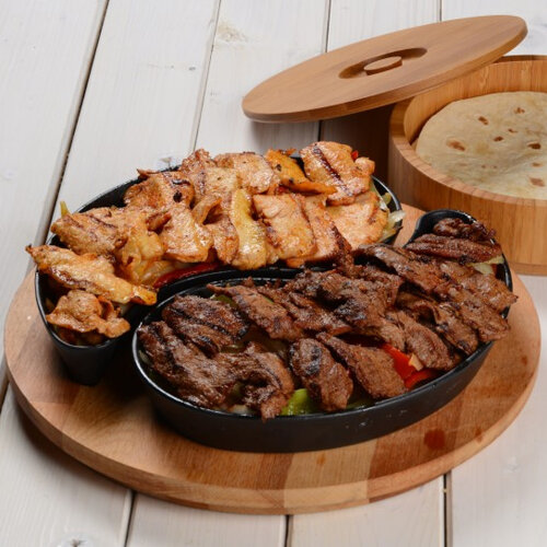 Lava Fajita Tavası Ying Yang Damla Şekilli Altlıklı - 2