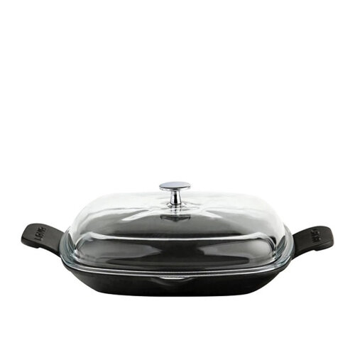 Lava Izgara Tava 26X26 Cm Cam Kapaklı - LAVA