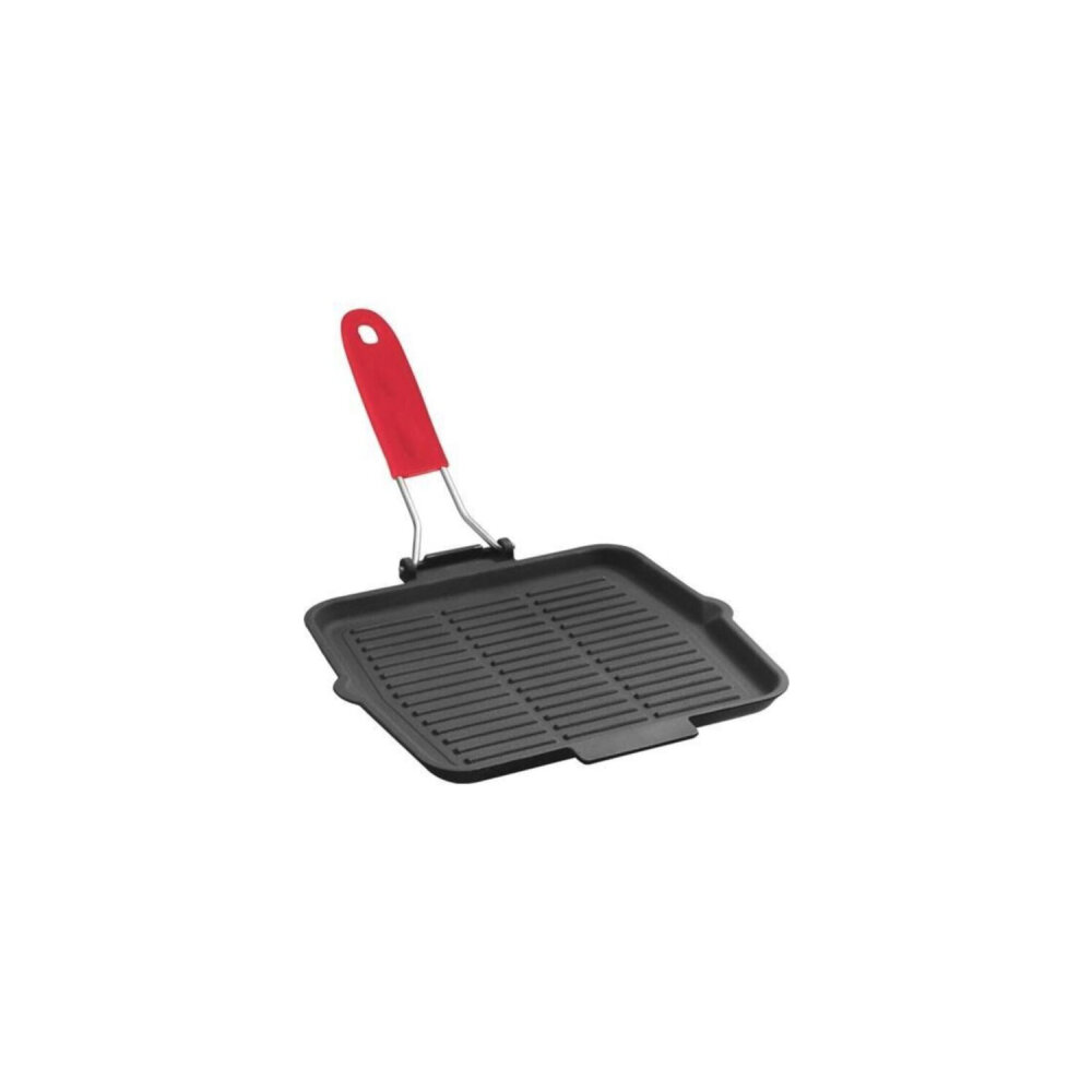 Lava Izgara Tava Tel Ve Silikon Saplı 24X24 Cm