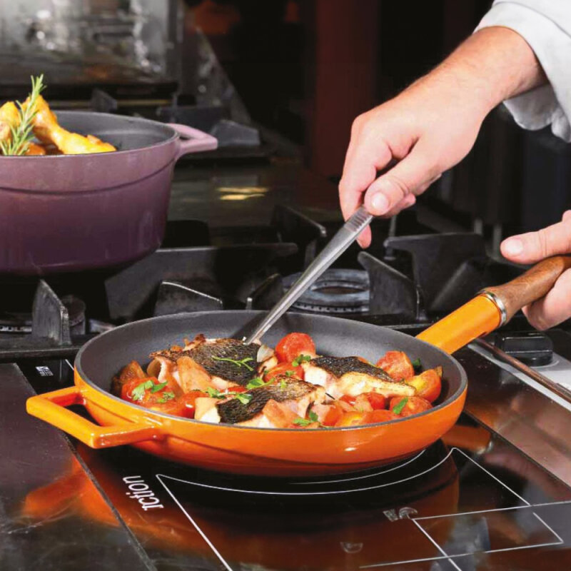 Lava Kızartma Tavası Ahşap Kulblu Kapaksız Siyah - 3