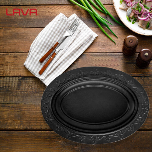 Lava Oval Döner Kebap Tabağı Ölçü 21X16Cm - 5
