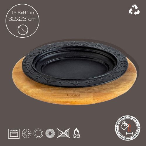 Lava Oval Döner Kebap Tabağı W:32 D:23 Cm - 3