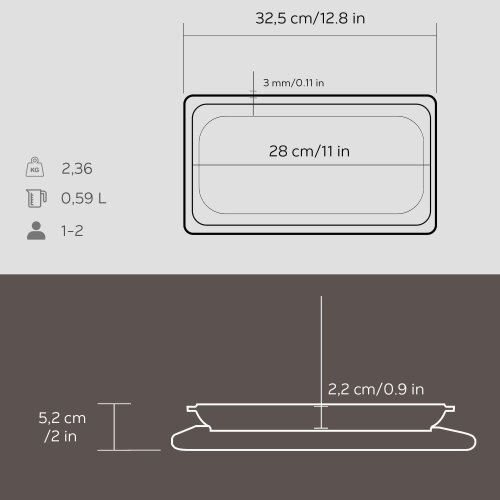 Lava Servis Tabağı 30X15 Cm Ahşap Altlıklı - 4