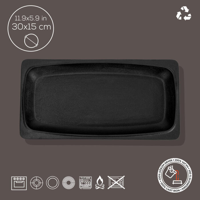 Lava Servis Tabağı 32X15 Cm - 3