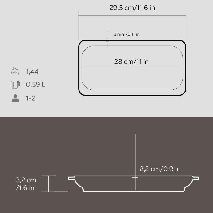 Lava Servis Tabağı 32X15 Cm - 4