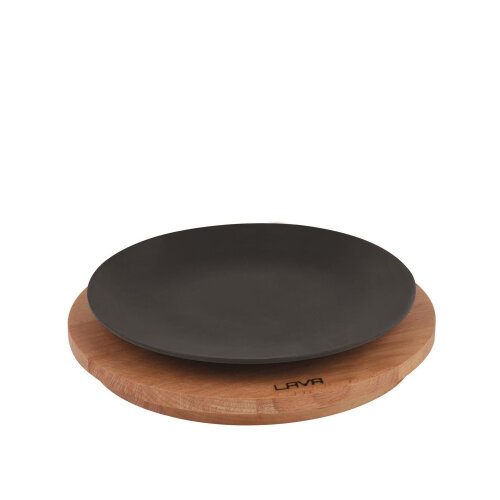 Lava Yuvarlak Tabak 21 Cm Ahşap Altlık - LAVA