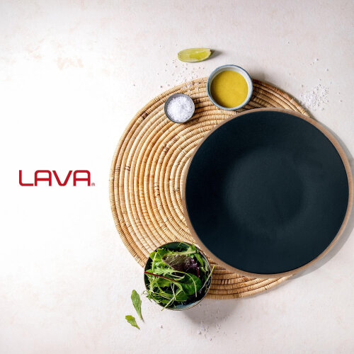 Lava Yuvarlak Tabak 21 Cm Ahşap Altlık - 2