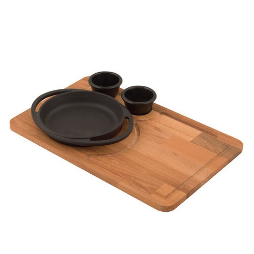 Lava Yuvarlak Tabak 21 Cm Ahşap Stand L. - LAVA