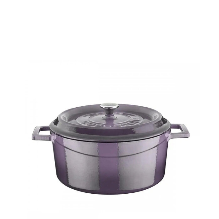 Lava Yuvarlak Tencere Trendy Mor 20 cm - 1