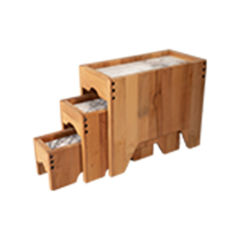 LILLA ÇEKMECELİ KASA İÇİ MERMER 12x36x1 CM - 2