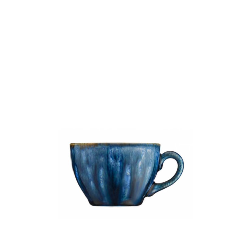 Kütahya Porselen Lima Çay Fincanı Reaktif Sır Oceon - 1