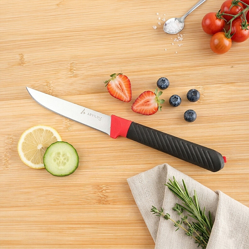 Lova Sebze Bıçak 11 Cm Kırmızı - 2