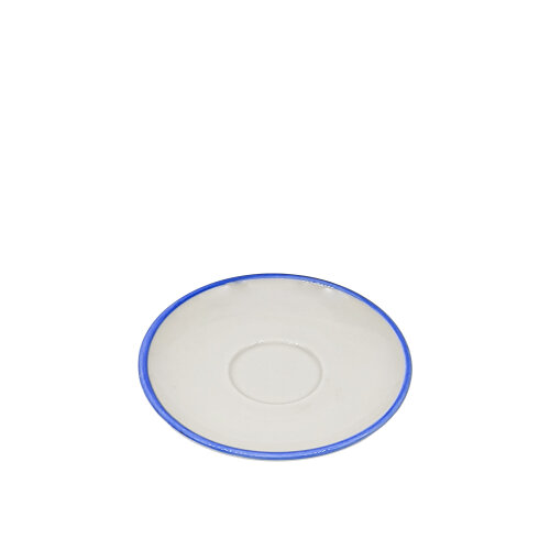 Zest Porcelain Luna Çay Fincan Tabağı -Riva Mavi - ZEST PORCELAIN