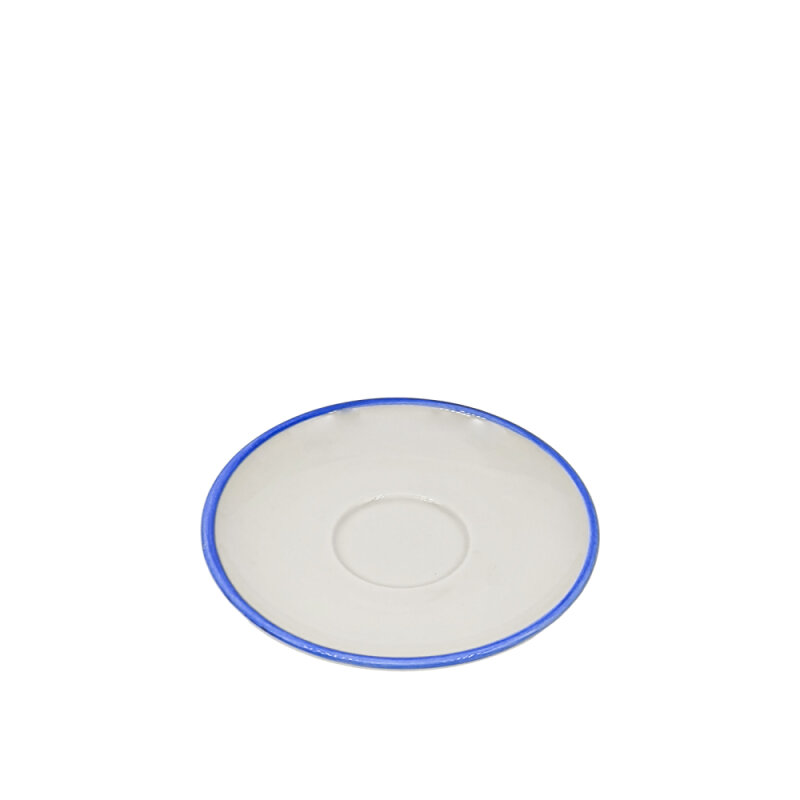 Zest Porcelain Luna Çay Fincan Tabağı -Riva Mavi - 1