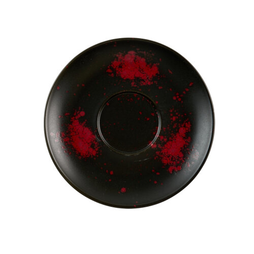 Zest Porcelain Luna Çay Fincan Tabağı -Oxy Red - ZEST PORCELAIN