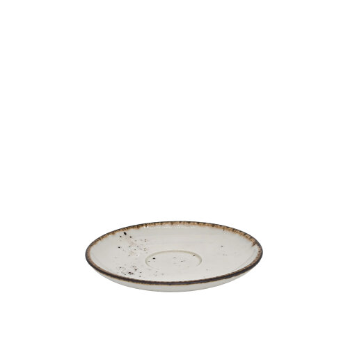 Tulu Porselen Luna Çay Fincan Tabağı-Reactive 46 Krem LN01CTR46 - TULU PORSELEN