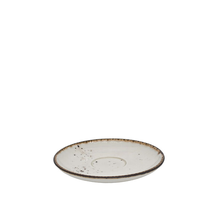 Tulu Porselen Luna Çay Fincan Tabağı-Reactive 46 Krem LN01CTR46 - 1