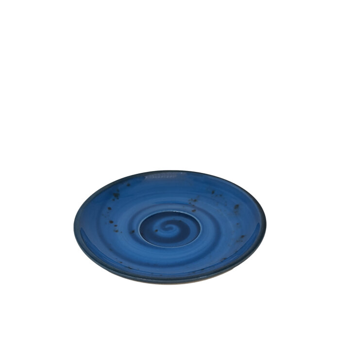 Tulu Porselen Luna Çay Fincan Tabağı-Reactive 93 Mavi LN01CTR93 - 1