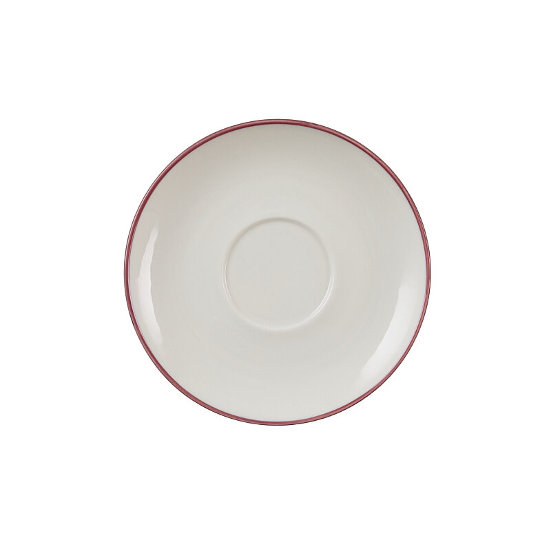 Zest Porcelain Luna Çay Fincan Tabağı-Riva Mürdüm - 1