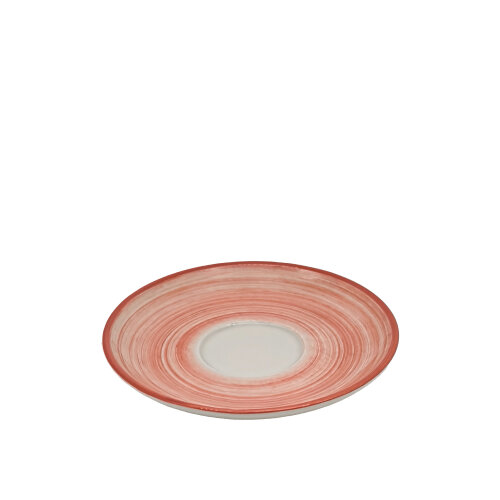 Zest Porcelain Luna Çay Fincan Tabağı-Tokyo Kırmızı - ZEST PORCELAIN