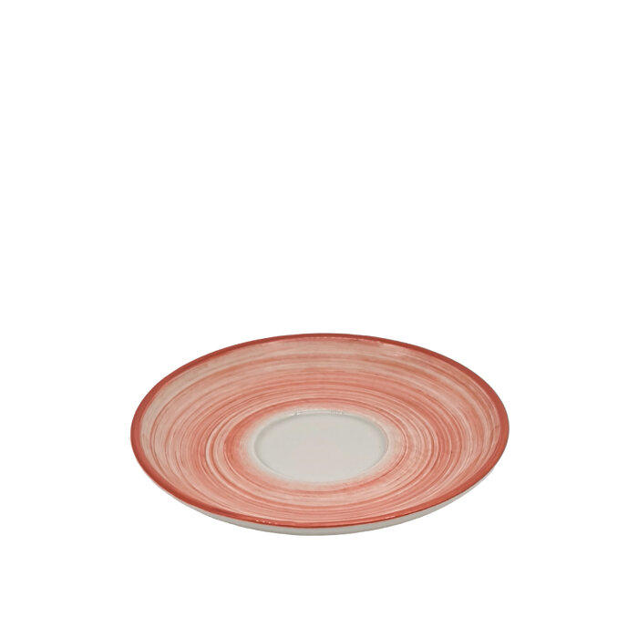 Zest Porcelain Luna Çay Fincan Tabağı-Tokyo Kırmızı - 1