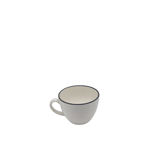 Zest Porcelain Luna Çay Fıncan 200Cc -Riva Siyah - ZEST PORCELAIN