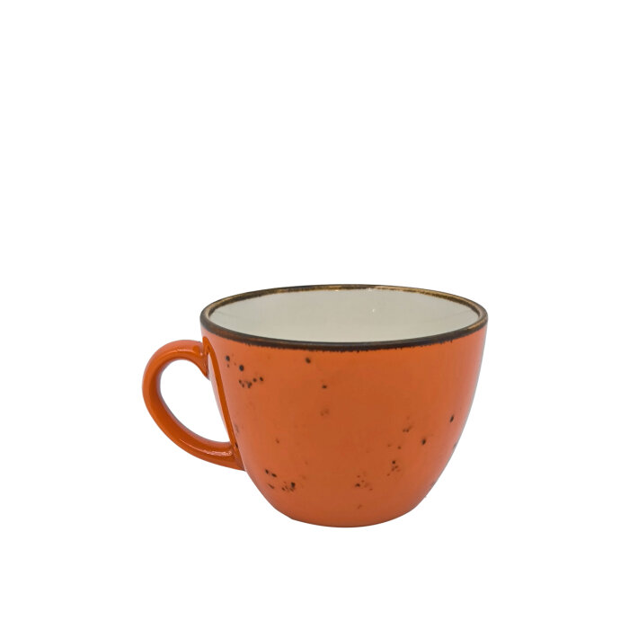 Tulu Porselen Luna Çay Fincanı-Reactıve 44Turuncu LN01CFR44 - 1