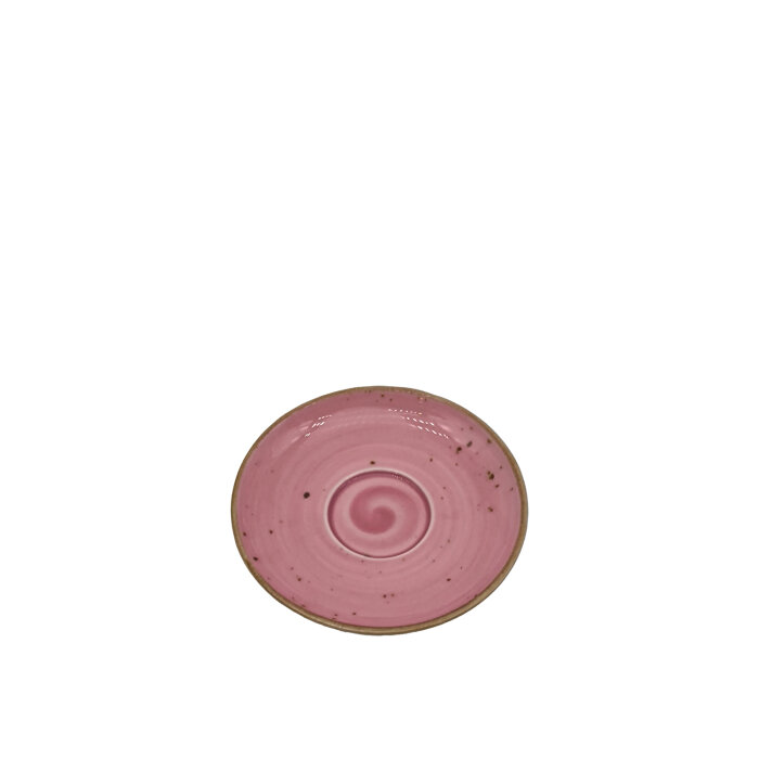 Tulu Porselen Luna Çay Fincanı Tabağı-Reactıve 05 Pembe LN01CTR05 - 1