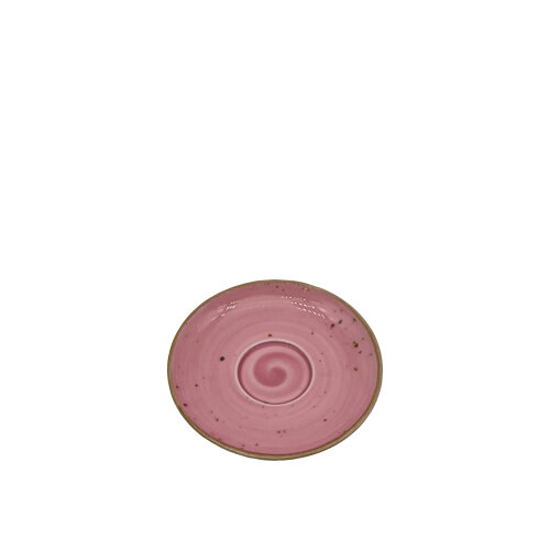 Tulu Porselen Luna Çay Fincanı Tabağı-Reactıve 05 Pembe LN01CTR05 - TULU PORSELEN