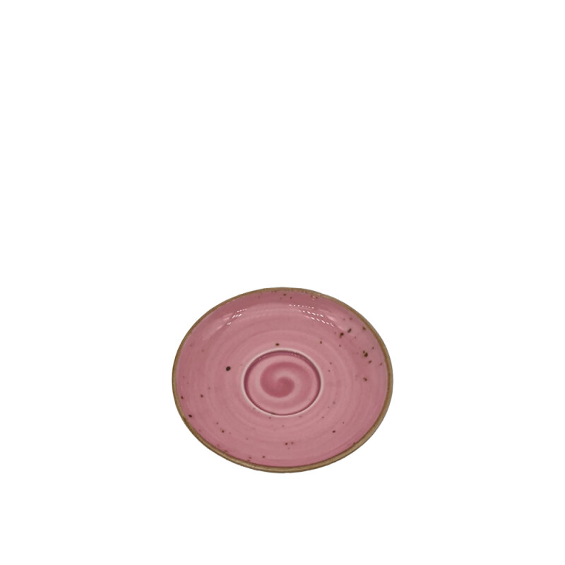 Tulu Porselen Luna Çay Fincanı Tabağı-Reactıve 05 Pembe LN01CTR05 - 1