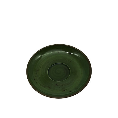 Tulu Porselen Luna Çay Fincanı Tabağı-Reactive 90 Çağla Yeşil - TULU PORSELEN