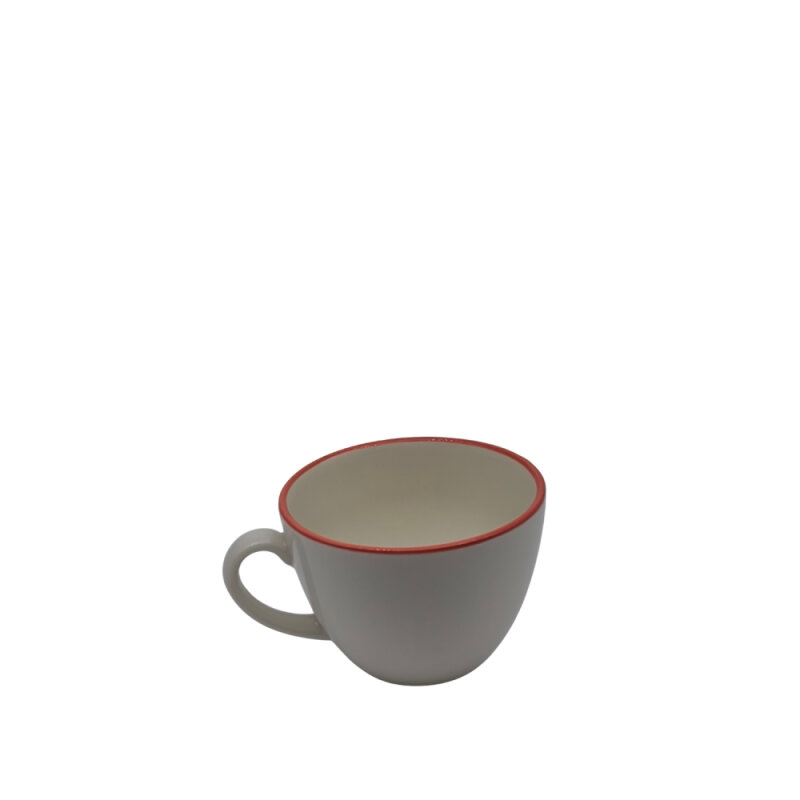 Tulu Porselen Luna Kahve Fincan 80cc-File 36 Kırmızı - 1
