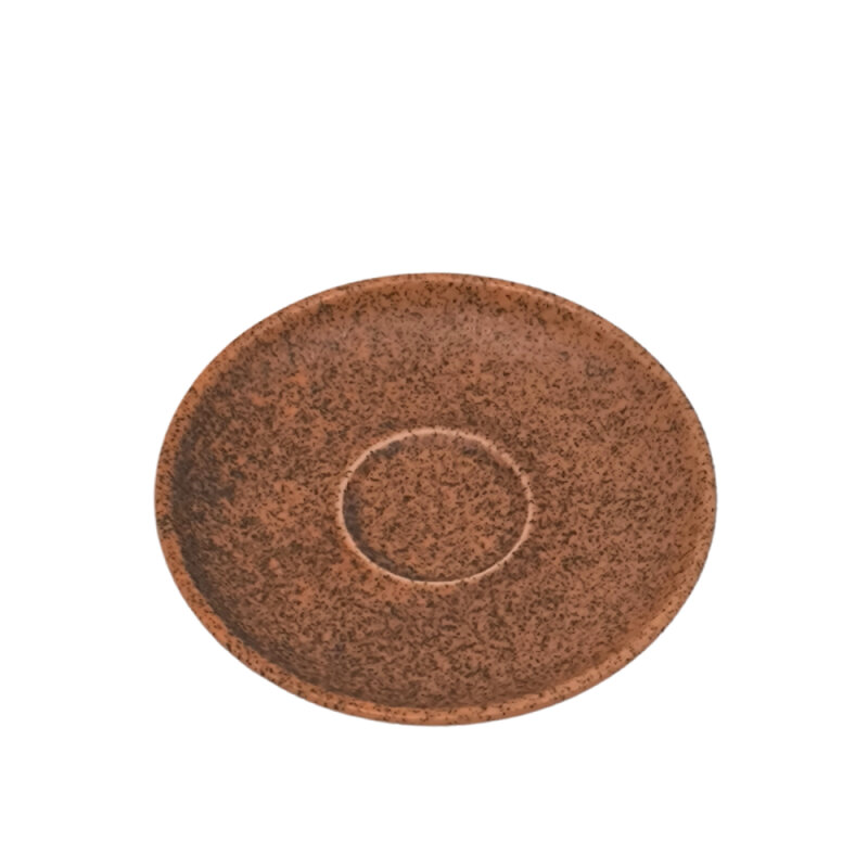 Zest Porcelain Luna Kahve Fincan Tabağı -Element Red - 1